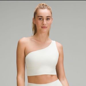 Lululemon Align Asymmetrical Ribbed Sports Bra *Light Support A/B Cup Shine